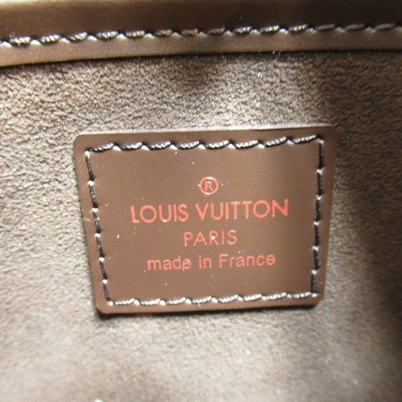 LOUIS VUITTON Saint Louis Clutch Second Bag Damier Ebene Used LV - Picture 9 of 9